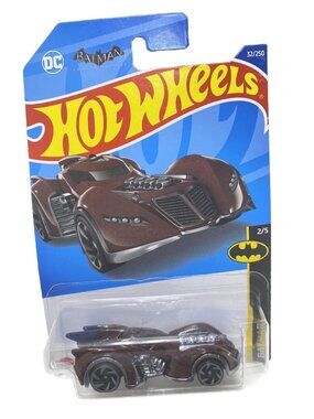 2022 Hot Wheels Batman: Arkham Asylum Batmobile Batman 2/5 Brown Brand New